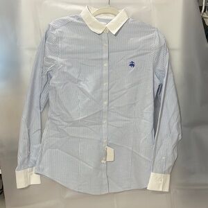 Brooks Brothers Light Blue and White Striped Shirt